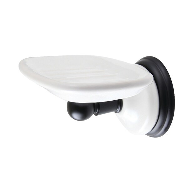 WallMount Soap Dish Holder, Matte Black